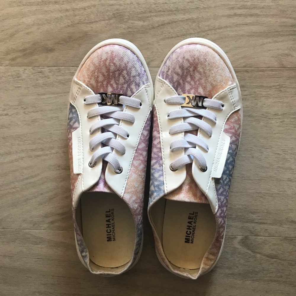 Michael Kors Girl’s Sneakers, Big Kid Size 3